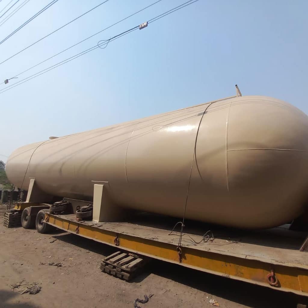 NFPA 58 compliant LPG tank with PRV and gauges